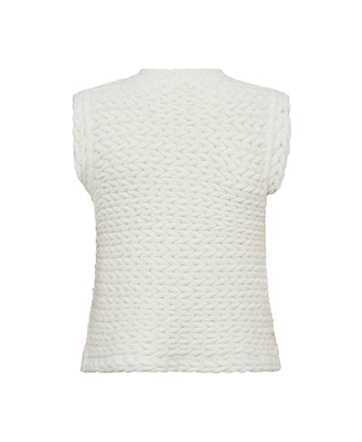 Co Couture MillyCC Knit Vest - 11 Off White