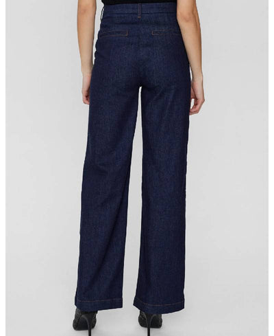 Nümph Nuamber Pants - Dark Blue Denim