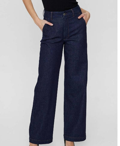 Nümph Nuamber Pants - Dark Blue Denim