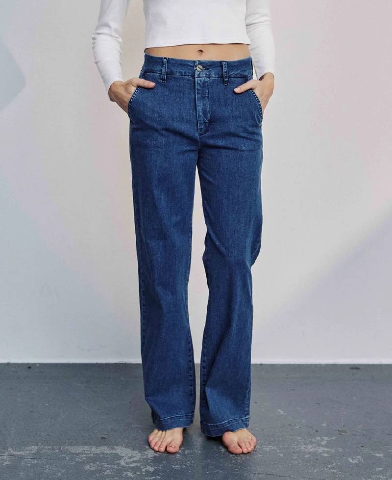 Nümph Nuamber Pants - Medium Blue Denim
