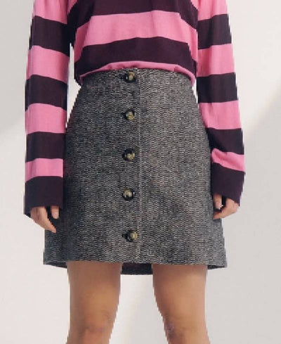 Nümph Nuavey Mini Skirt - 0000 Caviar