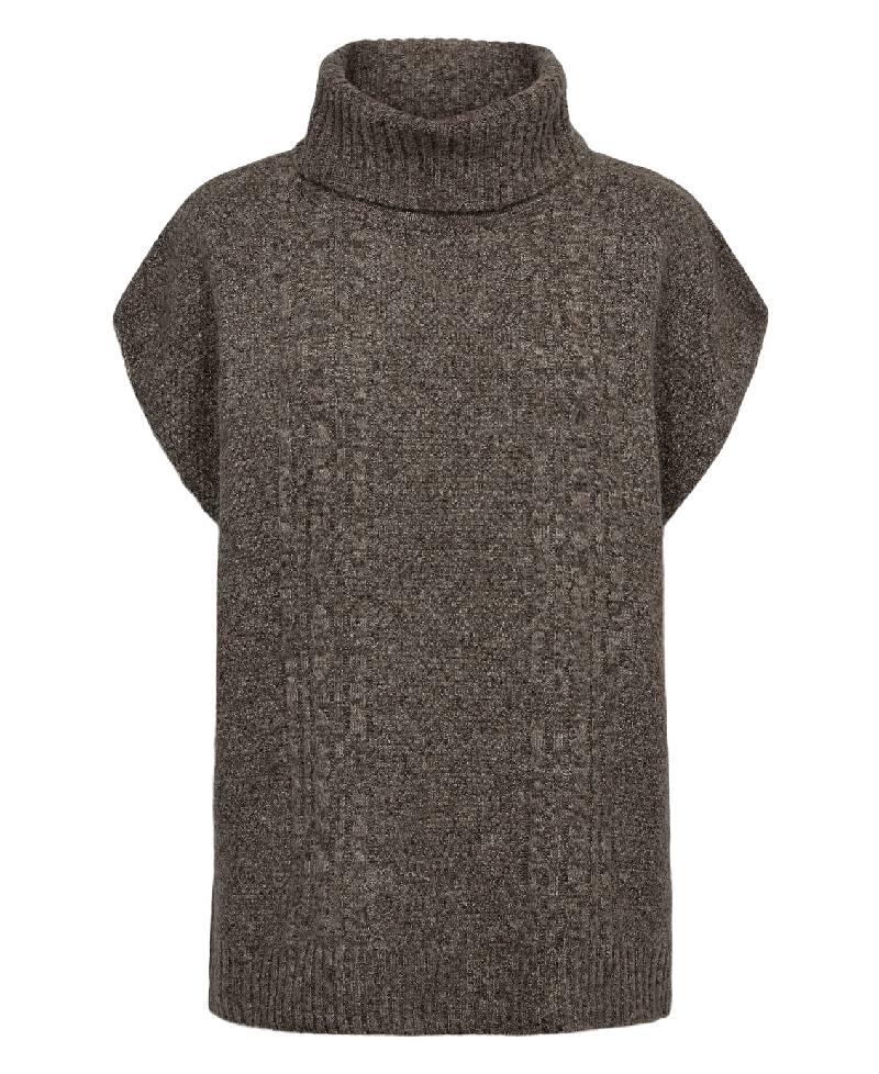 Nümph Nucanja Poncho - 5693 Dark Earth