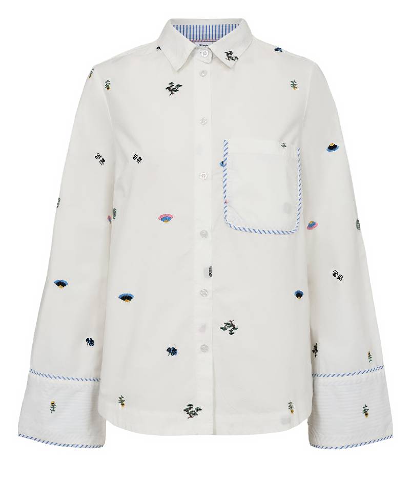 Nümph Nuchiro Boxy Shirt - 9001 Cloud Dancer