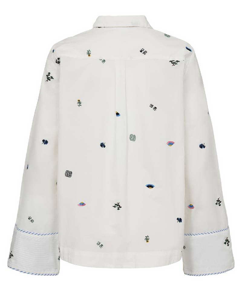 Nümph Nuchiro Boxy Shirt - 9001 Cloud Dancer