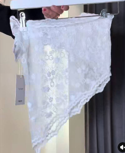 Nümph Nulace Scarf - Bright White