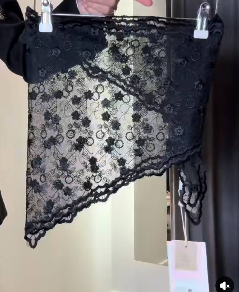 Nümph Nulace Scarf - Caviar