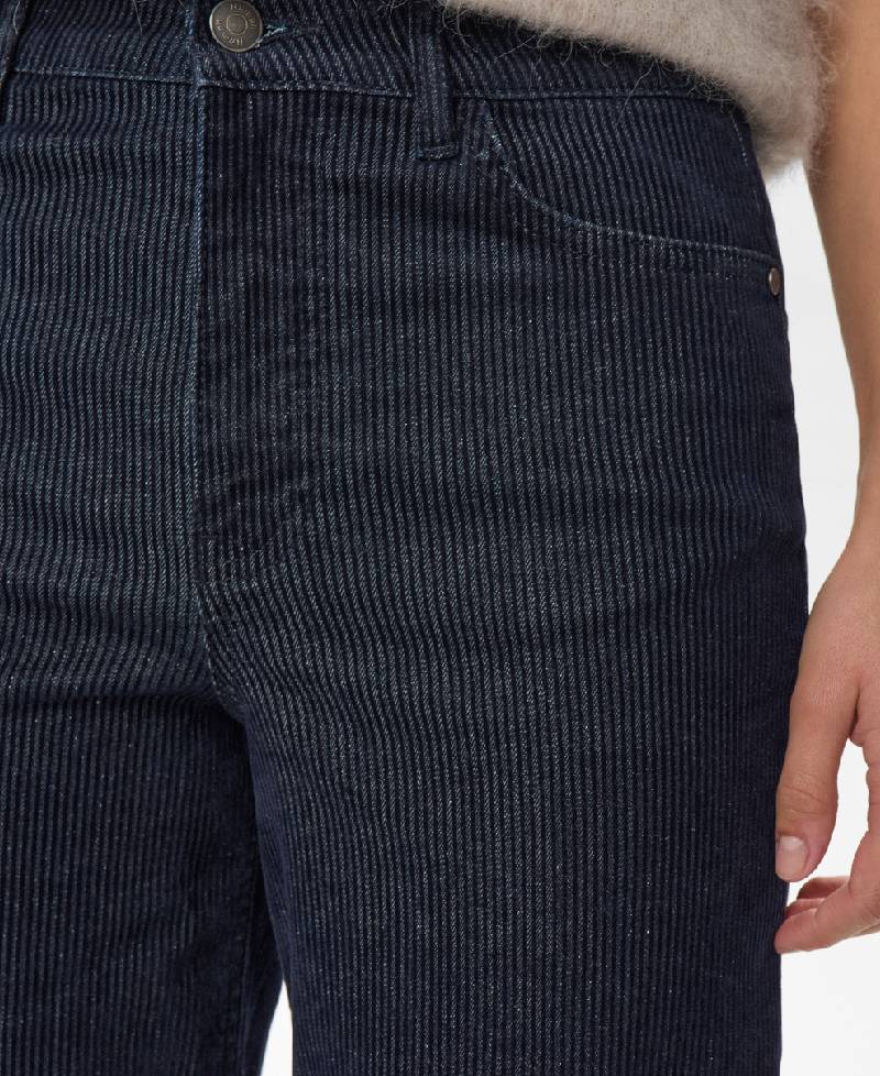 Nümph Nuparis Flock Glam Long Jeans - 3012 Dark Blue