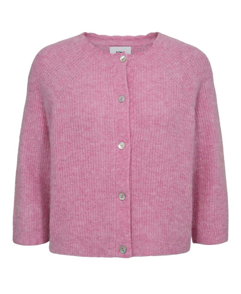 Nümph Nuriette Selma Rib Cardigan - 2535 Lilac Sachet