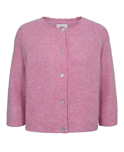 Nümph Nuriette Selma Rib Cardigan - 2535 Lilac Sachet