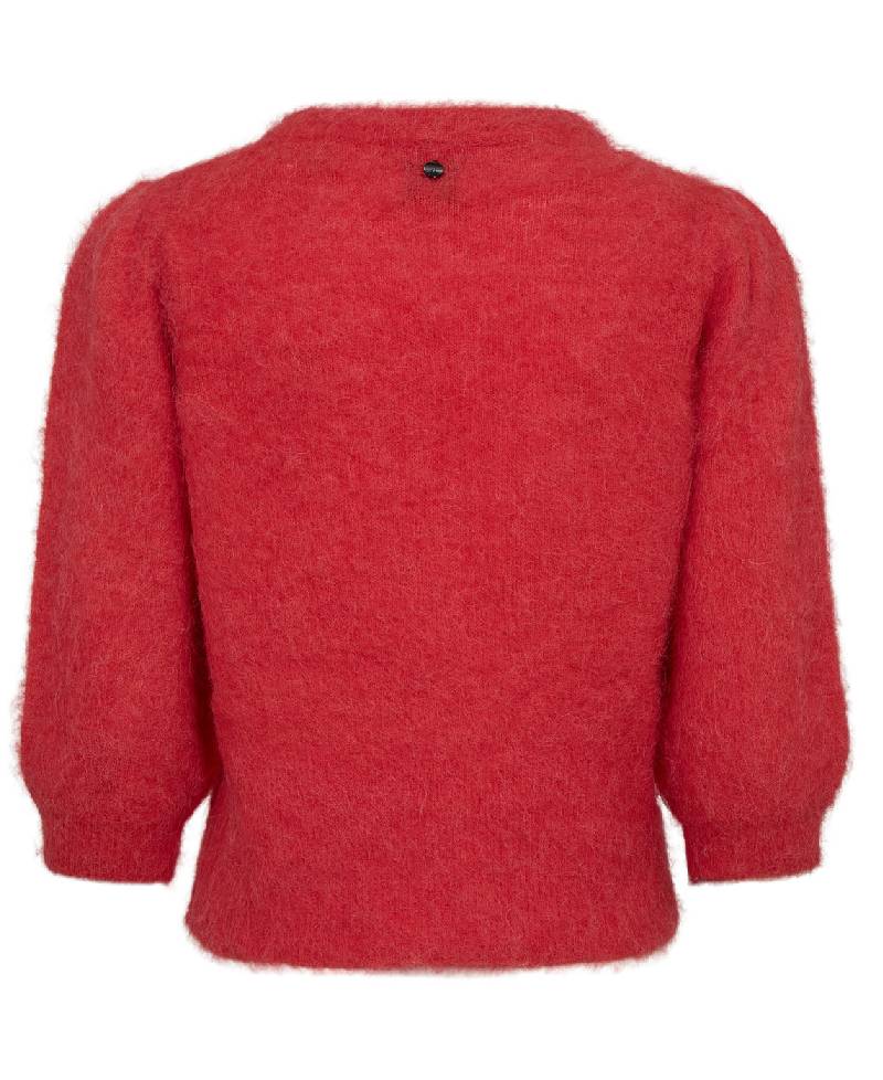 Nümph Nusuri Brushed SS Pullover - 2725 Fiery Red