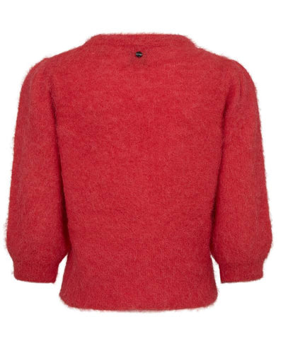Nümph Nusuri Brushed SS Pullover - 2725 Fiery Red