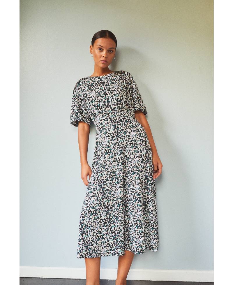Levete Room LR-Cassie 2 Dress -  L722C - GREEN MIST COMBI