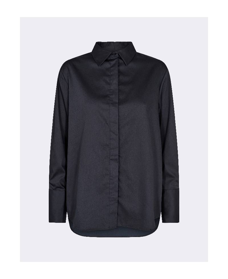 Levete Room Lr-Isla Solid 7 Shirt - L200 - DARK NAVY