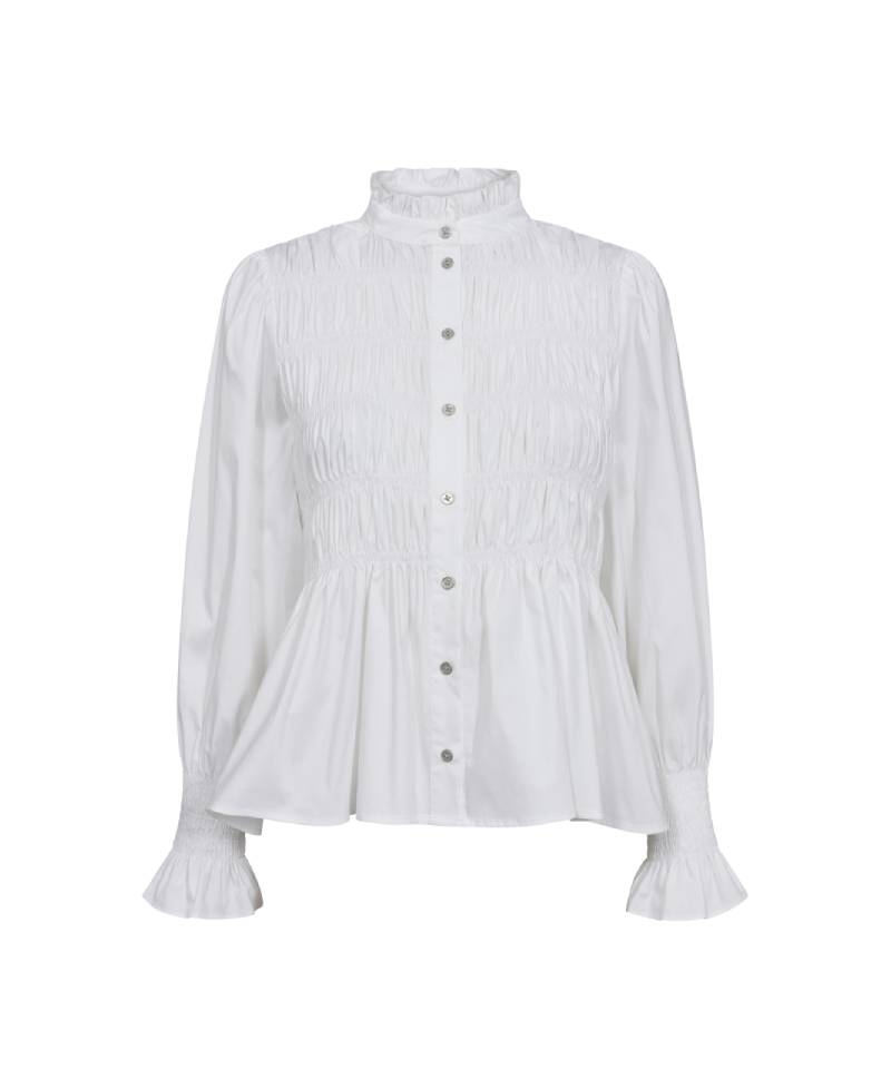 Co'Couture SandyCC Smock Shirt - White