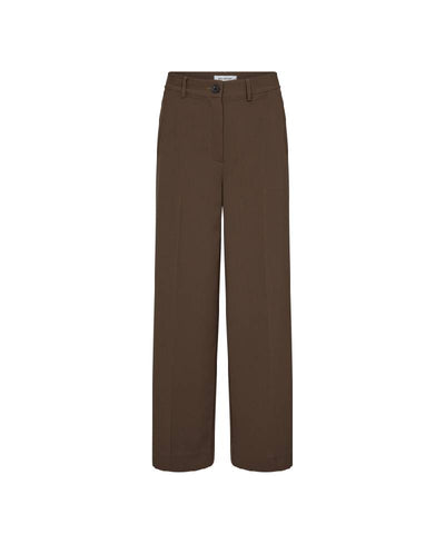 Co'Couture Cadeaucc Wide Pant - Mud Brown