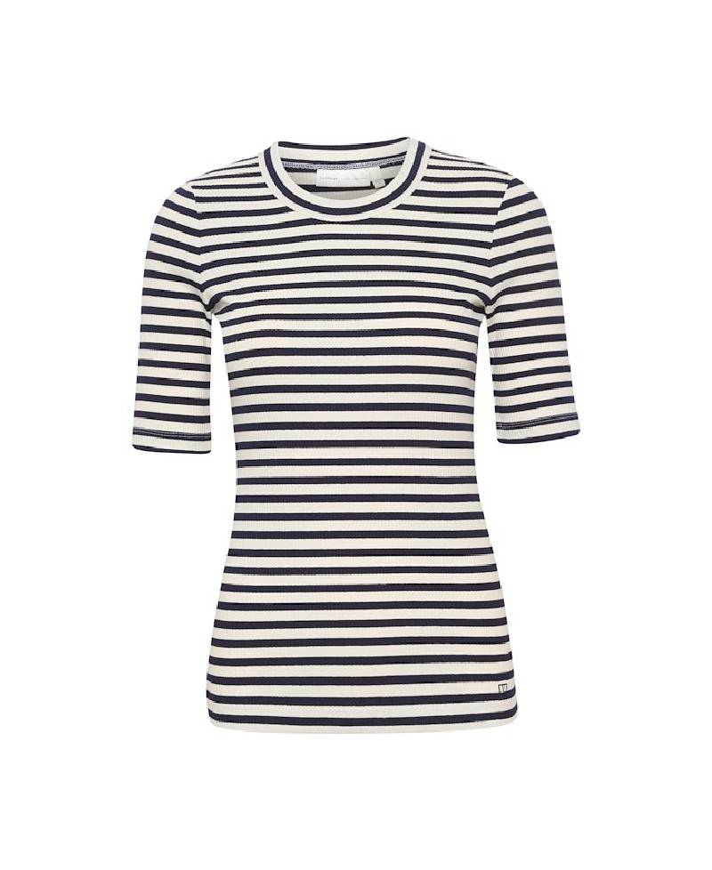 InWear DagnaIW Striped T-Shirt - Whisper White / Marine Blue