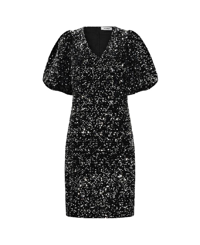 Co'Couture SerenaCC Sequin Dress - Black