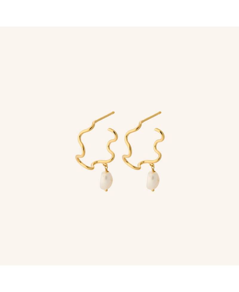 Pernille Corydon Small Bay Earrings e-015-gp