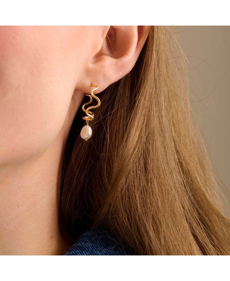 Pernille Corydon Small Bay Earrings e-015-gp