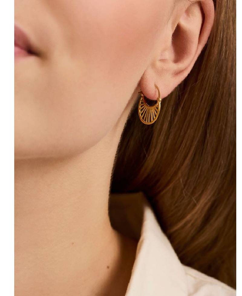 Pernille Corydon Small Daylight Earrings e-472-gp