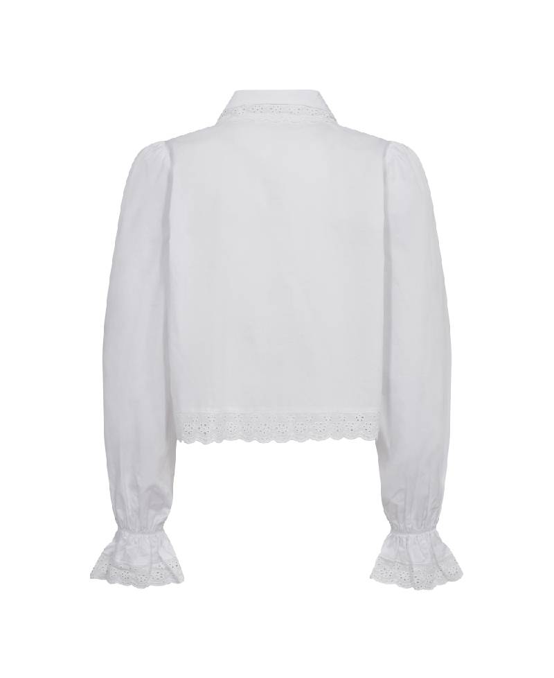 Co'Couture PrimaCC Anglaise Shirt - White