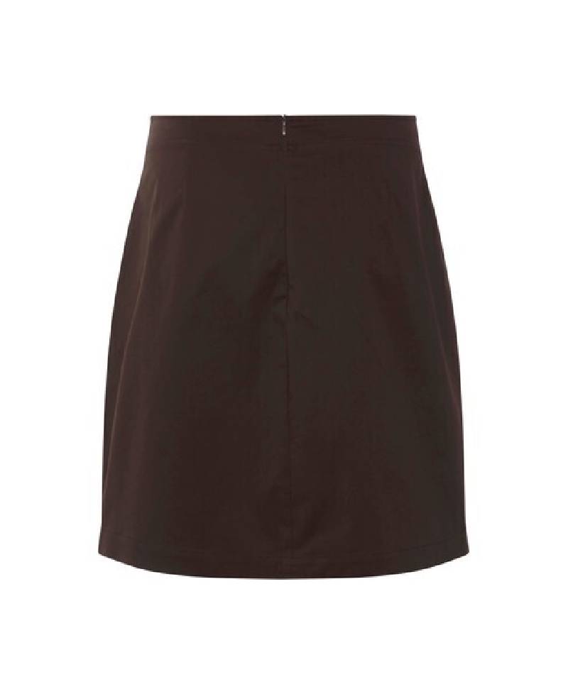 PBO Shira Short Skirt - 691 Chocolate