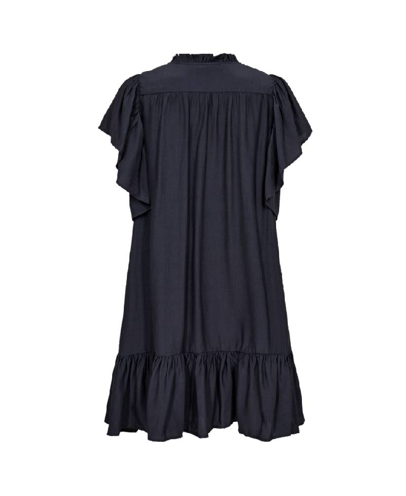 Co'Couture ToraCC Frill Dress - 61 Ink