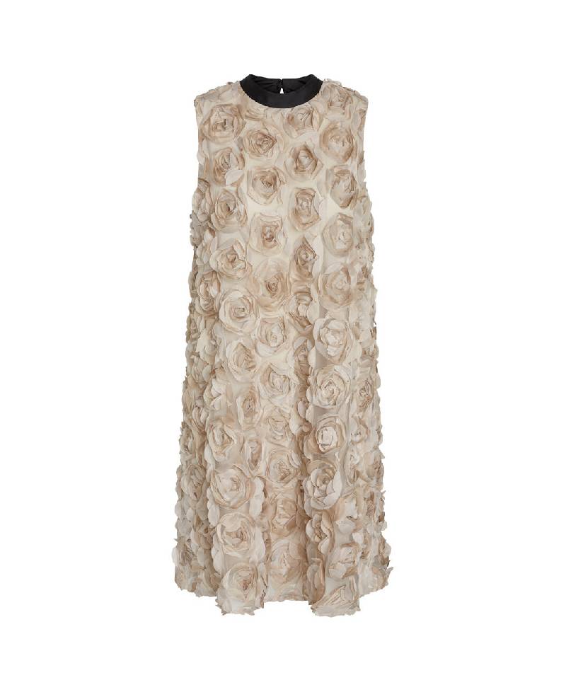 Bruuns Bazaar  ClarkiaBBChi Dress - Beige/ Black