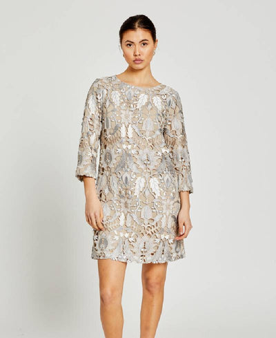 Bruuns Bazaar Abutilon BB Kata Dress - Silver Beige