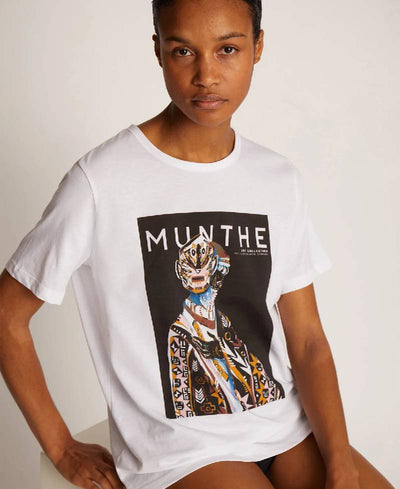 Munthe Toria T-Shirt-White