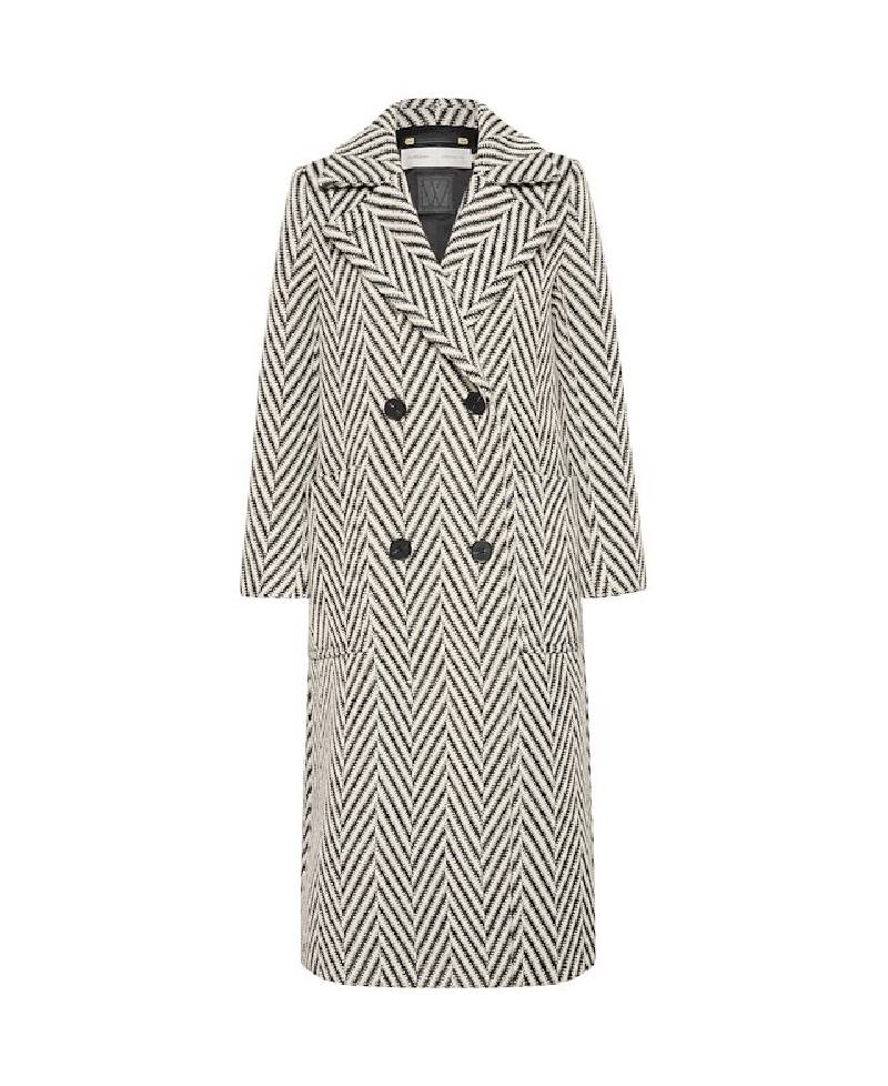 InWear TruIW Coat - Black/White