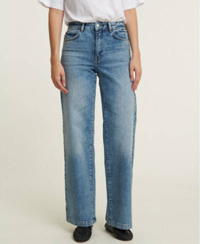 Basic Apparel Enya Jeans - 691 Stone Washed Denim