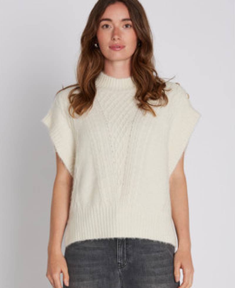 PBO Alino Knit Vest - 03 Ecru
