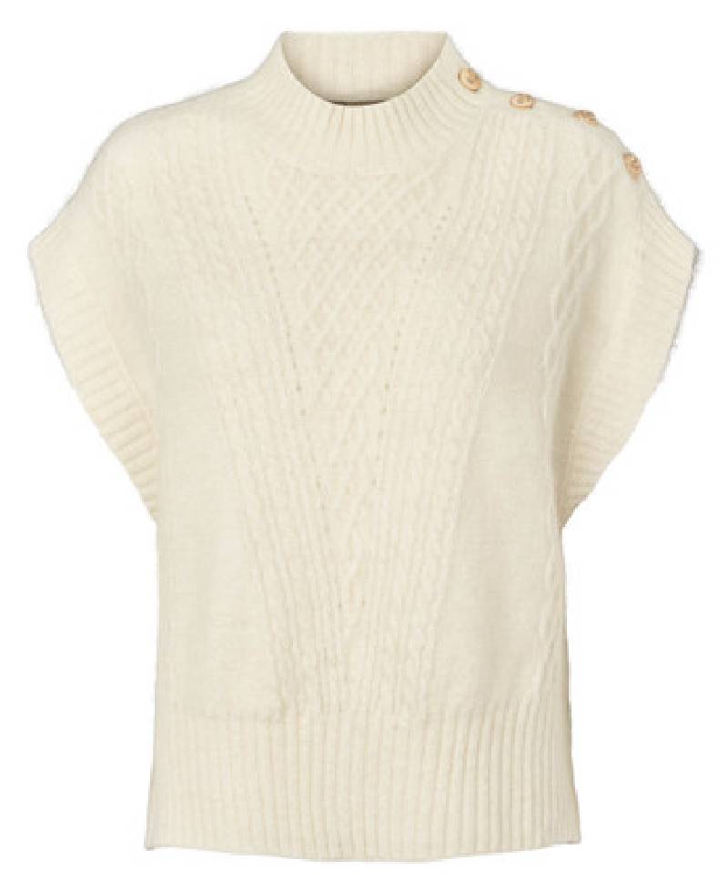 PBO Alino Knit Vest - 03 Ecru