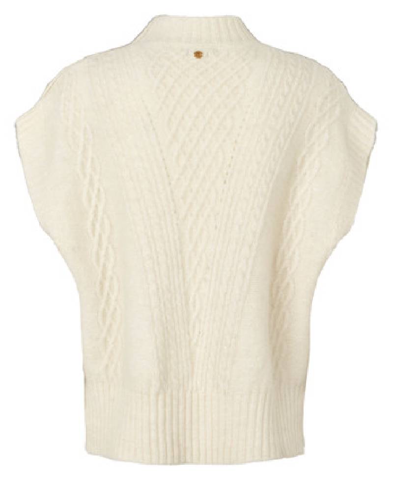 PBO Alino Knit Vest - 03 Ecru