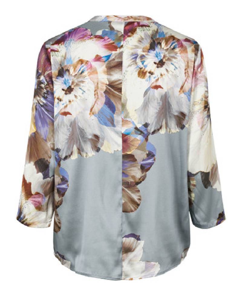 PBO Bali Blouse - 404 Metal Grey