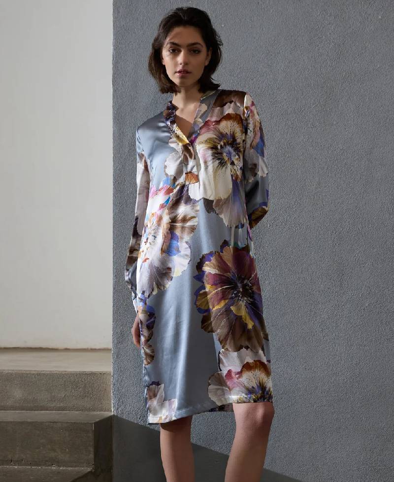 PBO Bia Short Dress - 404 Metal Grey