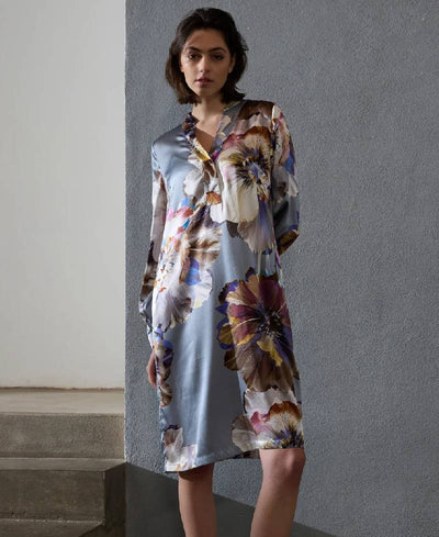 PBO Bia Short Dress - 404 Metal Grey