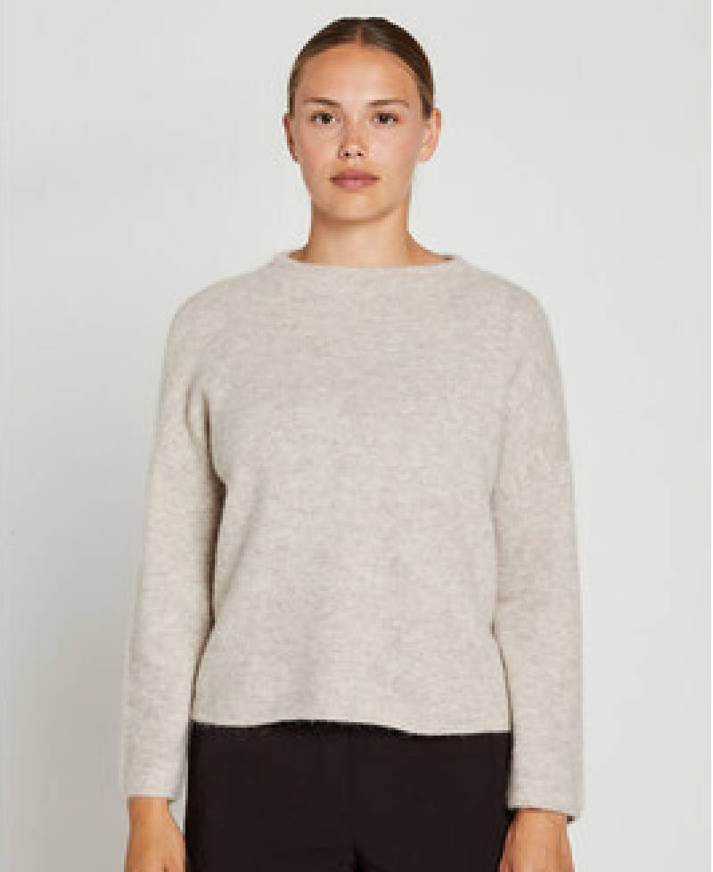 PBO Svera Knit Sweater - 190 Beige Melange