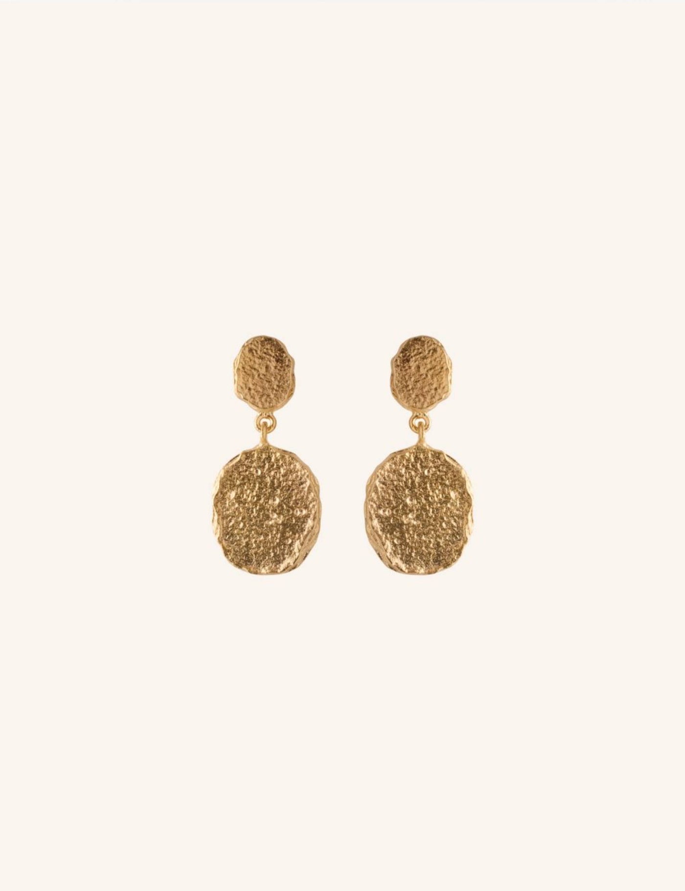 Pernille Corydon Storm Earrings - e-048-gp - 22 mm