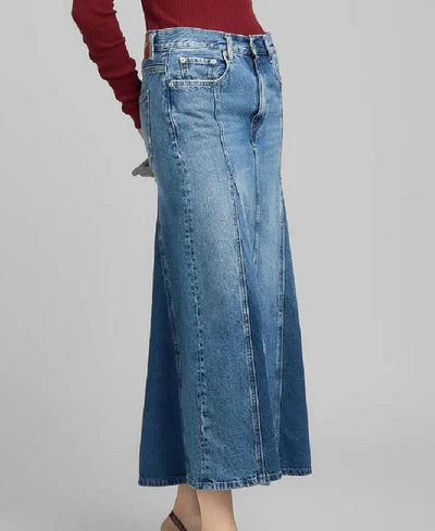 Replay Long Denim Skirt - MixCotton Denim