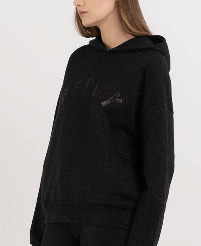 Replay Sweatshirt - Black Glimmer