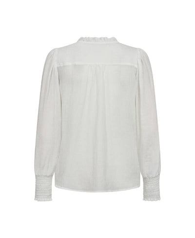 Co'Couture SelmaCC Pintuck Shirt - White