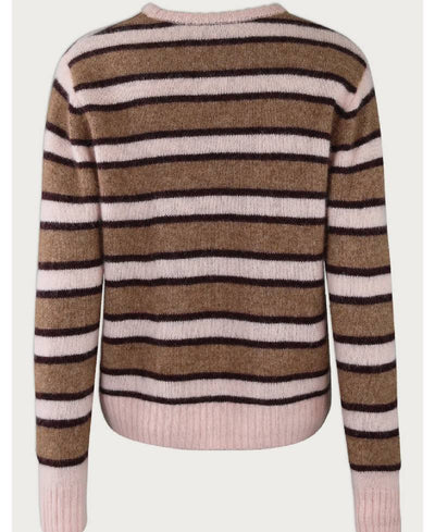 Six Ames Lily Stripe - C4125 Dusty Blush Stripe