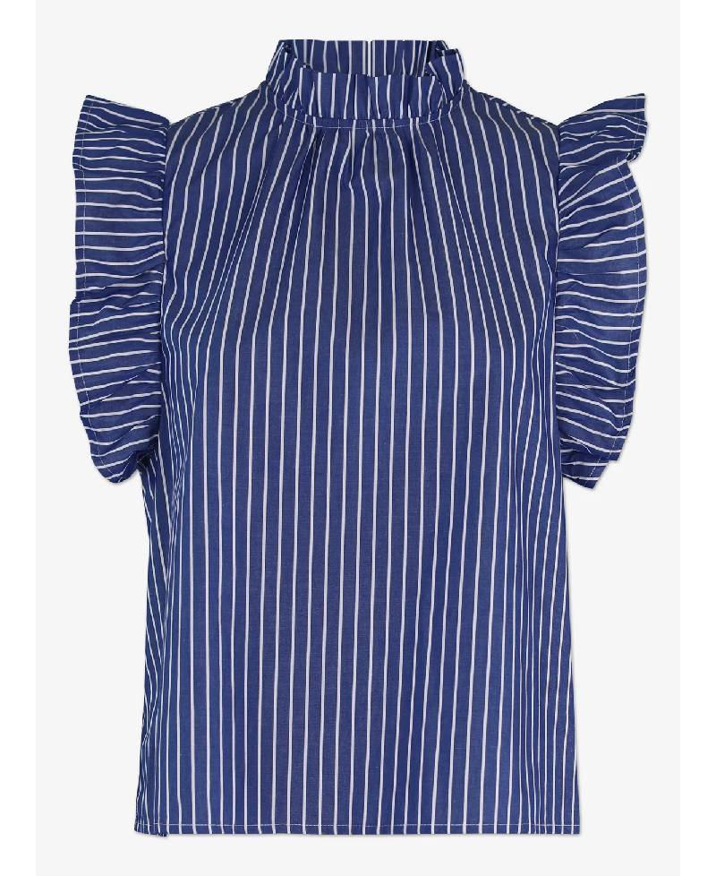 Six Ames Lucy Top - C4892 Wall Street Stripe