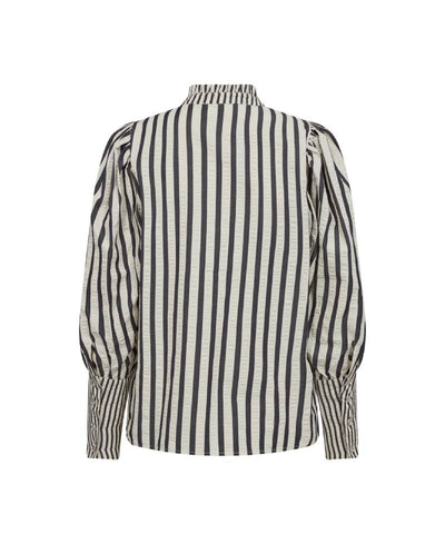 Co Couture TelmaCC Puff Stripe Shirt - MaciBlack