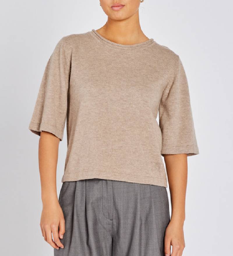 Bruuns Bazaar ChalinaBBAndra Knit - Sand Melange