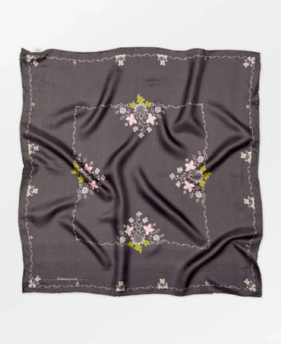 Beck Søndergaard Brodaria Sia Scarf - 1293 Forged Iron Gray