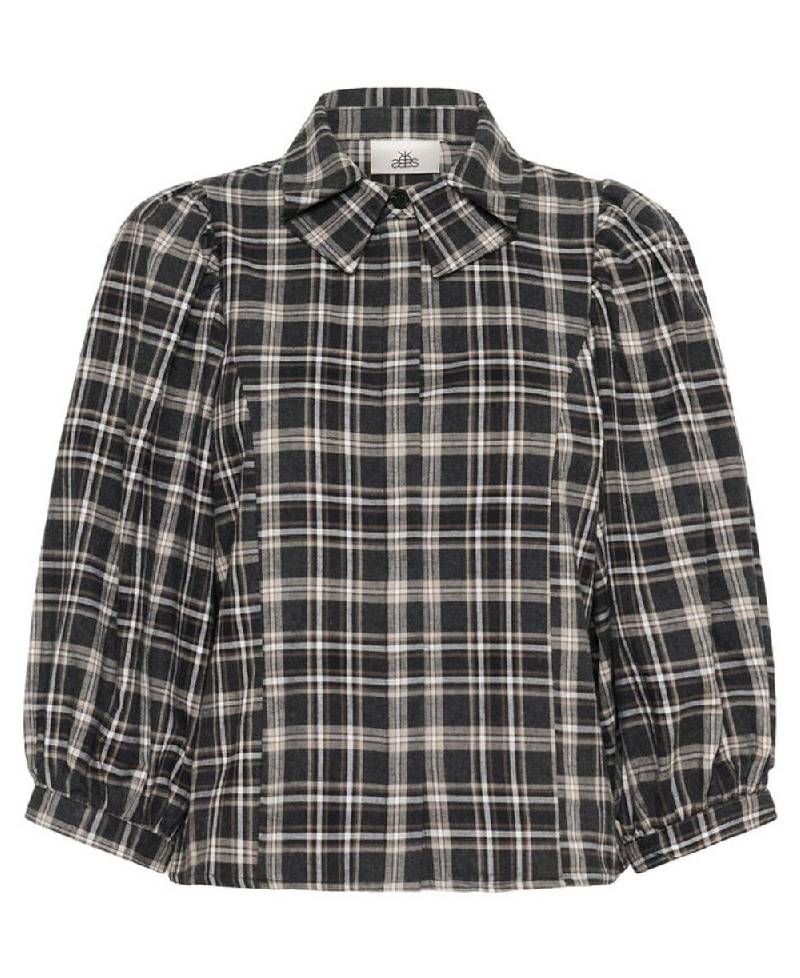 Karen By Simonsen KBBelis Frosty Blouse - 108372 Thunderstorm Chek