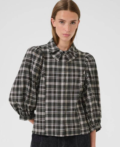 Karen By Simonsen KBBelis Frosty Blouse - 108372 Thunderstorm Chek